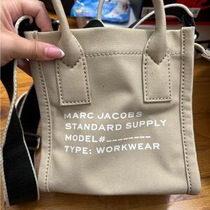 Marc Jacobs Beige Canvas Standard Supply Tote Small NWT